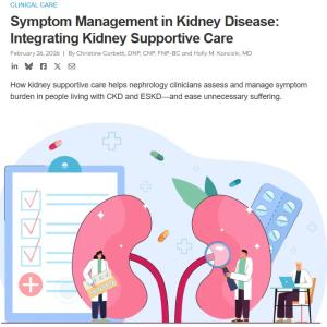 Symptom Management in Kidney Disesae